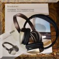 E06. Wireless TV headphones. 